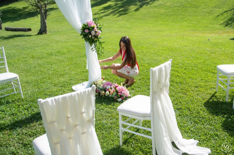 Allestimento matrimonio